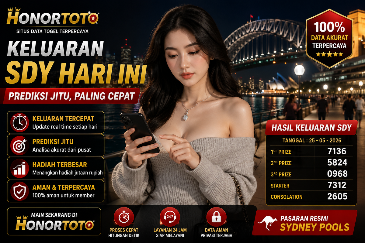 KELUARAN SDY HARI INI,Prediksi JITU,Paling cepat