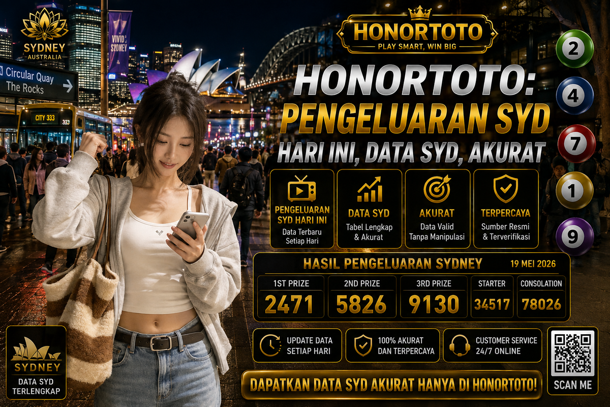 Pengeluaran SYD Hari ini,DATA SYD, AKURAT